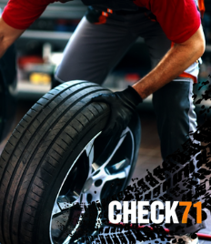 Шиномонтаж, замена масла и другие услуги для Вашего авто со скидкой до 100% в «Check71»!