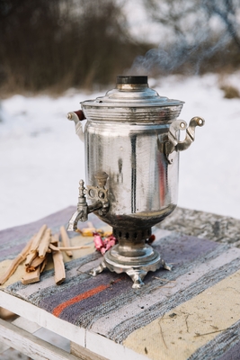 Хаски Блюз, катание на хаски