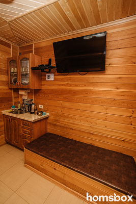 Комплекс «Русские бани на дровах» на ул. Панфиловцев со скидкой 50% Комплекс «Русские бани на дровах» на ул. Панфиловцев со скидкой 50%