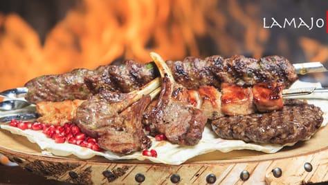 Сочный, ароматный шашлык и другие блюда с мангала от службы доставки «Lamajo71» со скидкой до 50%!